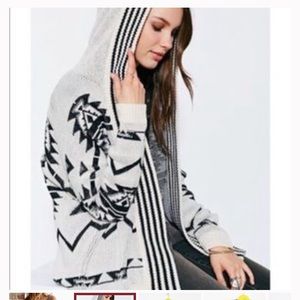 Boho Hooded Open Cardigan